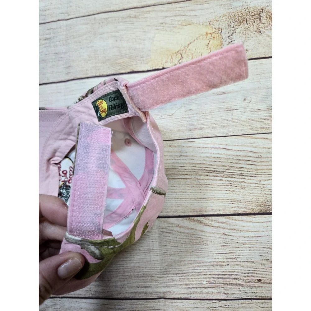Bass Pro Shops Pink Camo Hat Cap YOUTH‎ Adjustable Hunting Fishing Kids Realtree